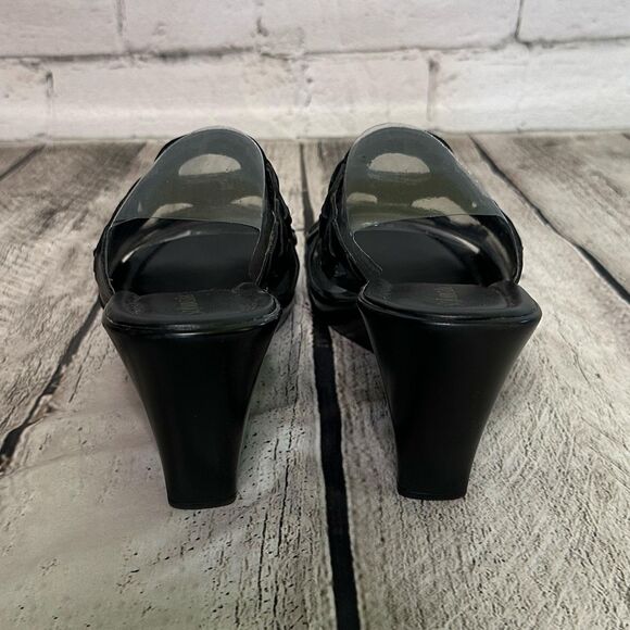 St. John's Bay Black Wedges, Size 8, NWT - Picture 3 of 7